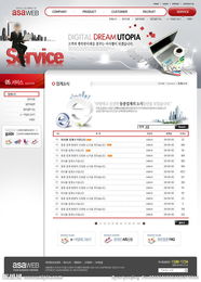 科技企業網頁中的公司網圖片與網絡技術研究